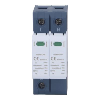 Устройство защиты от перенапряжения 40KA 2P 275V AC PC Напряжение Защита Разрядник Защитник
