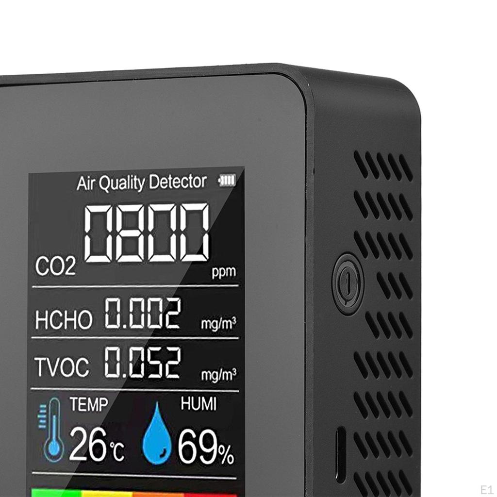 Тестер качества воздуха, анализатор Tvoc, цифровой дисплей, влажность в реальном времени, высокая точность для