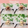 Milk Simulated Tea Plush Toy Backpack Pendant Keychain Kids Doll Birthday Gift