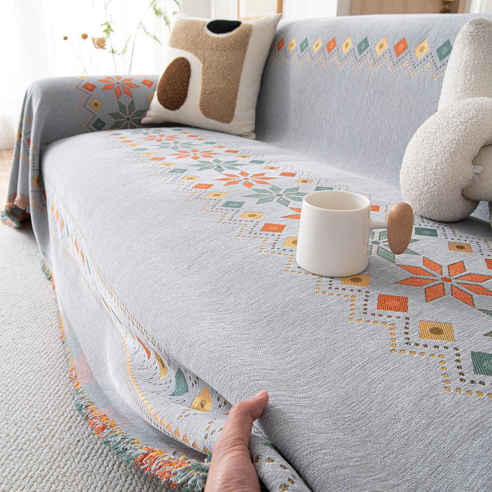 1 шт. Чехол для дивана, устойчивый к царапинам от кошек, полотенце для мебели, одеяло для гостиной, универсальное для всех сезонов, нескользящая подушка для дивана