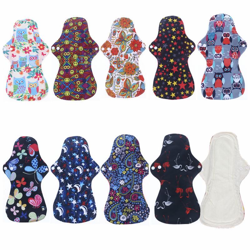 10Pcs Heavy Flow Mama Тканевые менструальные прокладки Многоразовые гигиенические прокладки