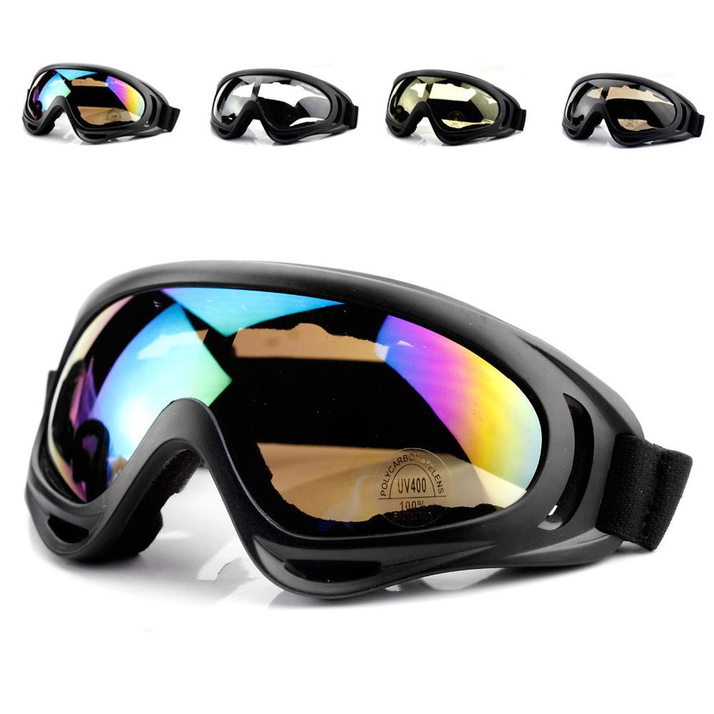 Ski Goggles Flexible Anti-uv Wind Sand Protecting Motorcycle Glasses Anti Glare Windproof Dustproof UV Protective Gears Accessories