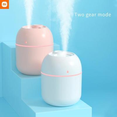 Xiaomi USB-увлажнитель, портативный бесшумный увлажнитель, 220 мл, туманообразователь со светодиодной ночной лампой для дома
