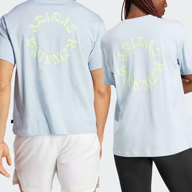 Adidas Break The Norm Graphic T-Shirt Unisex T-Shirts Light-Blue IK2127