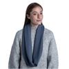 BUFF Yulia Knitted Infinity Scarf, Womens Blue Shawl