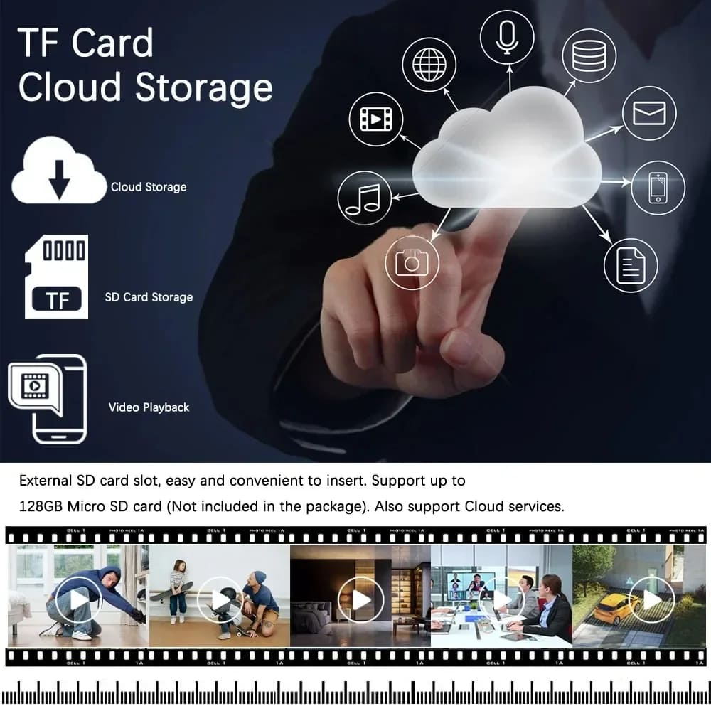 Новая 4G SIM-карта Солнечная камера 12MP HD ночного видения WIFI 6K Умный дом Безопасность Видеонаблюдение 2-стороннее аудио IP-камеры Умный дом