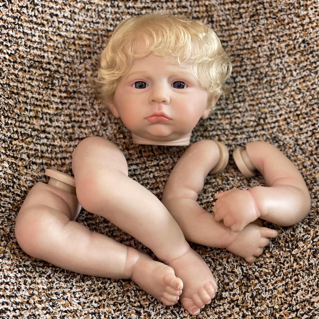 18-20 дюймов Кэмерон Реборн для мальчиков и девочек, мягкий винил на все тело с 3D нарисованными венами, видимые реалистичные настоящие куклы реборн и наборы неокрашенных кукол