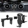 Universal Car Round Air Vent Clip Cellphone Stand 17mm Ball Head Base Round Air Outlet Car Phone Holder Cell Phone GPS Support