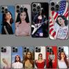 Чехол для телефона певицы Ланы Дель Рей Для Iphone 16E 15 Pro 14 Plus 17E 16 17 Pro Max Air 11 12 13 Mini Ударопрочный Чехол Милый Чехол