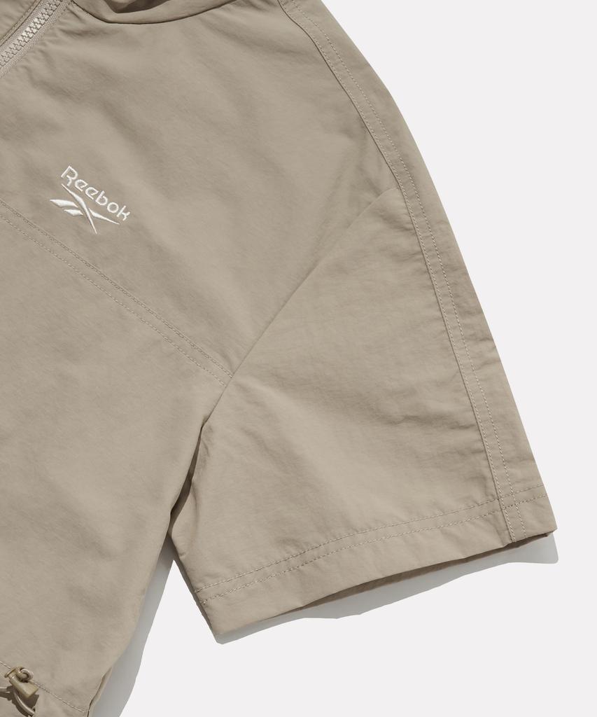 Reebok Платье-анорак с коротким рукавом (W) - бежевый