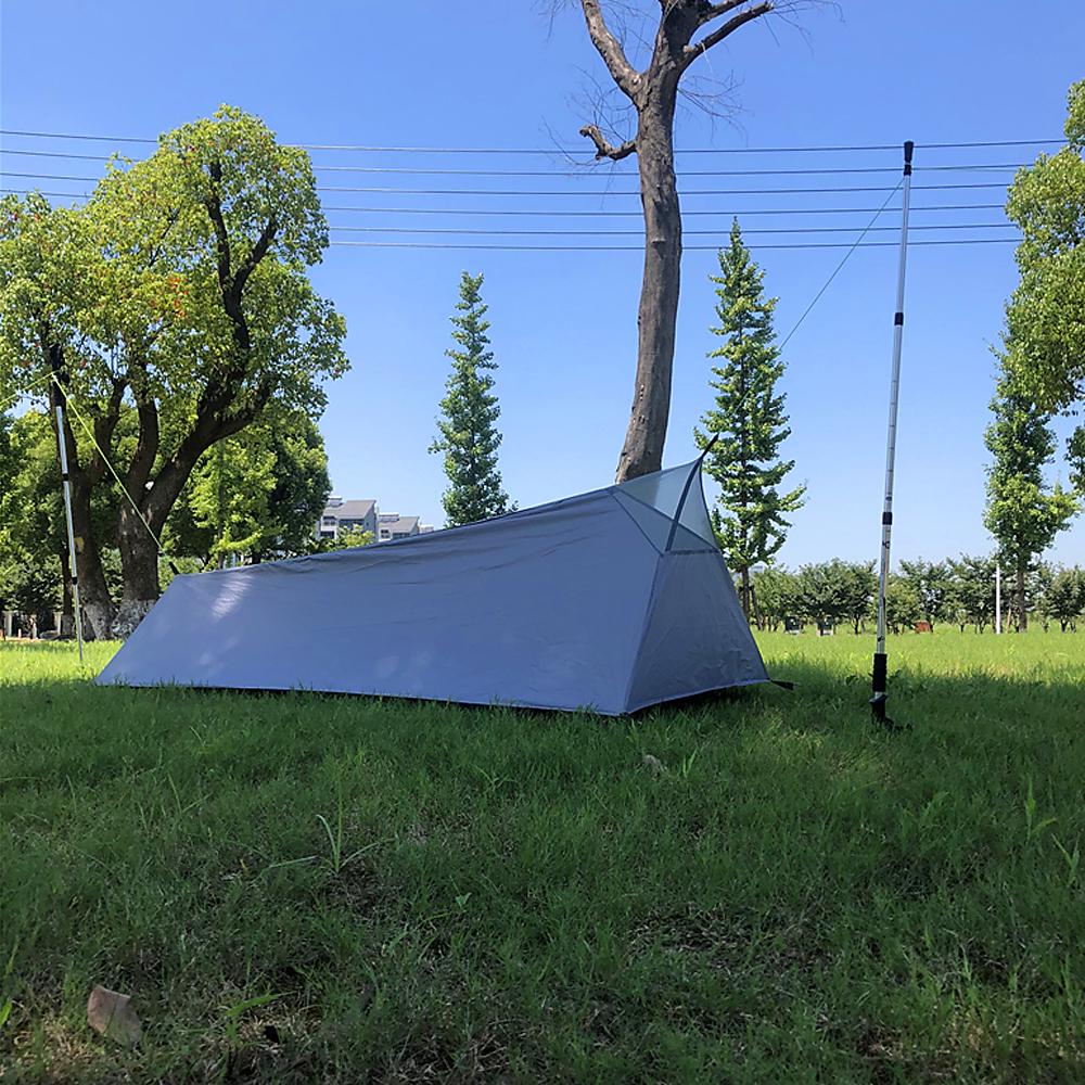 Палатка для кемпинга, кемпинга, спальный мешок, легкая палатка для одного человека с сеткой