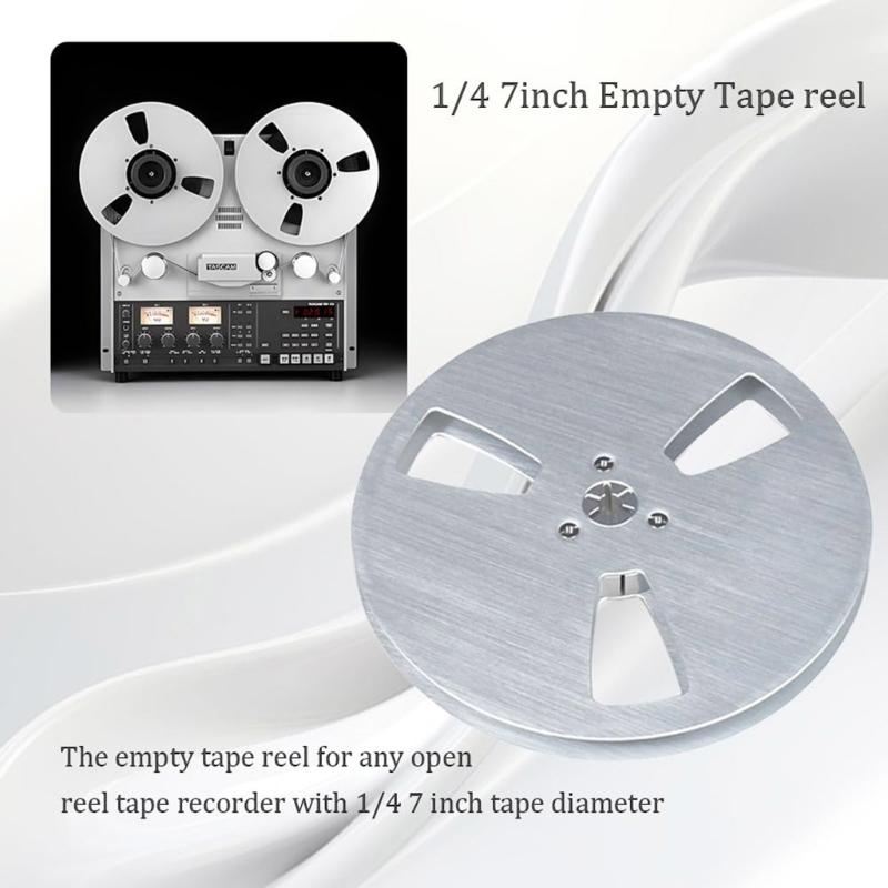 Универсальные 7-дюймовые 1/4-дюймовые алюминиевые пустые катушки для магнитофонов с открытой катушкой для профессиональной звукозаписи
