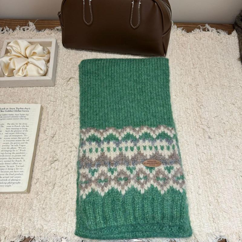 Christmas Scarf New Atmosphere Autumn and Winter Scarf New Scarf Winter Warm Scarf