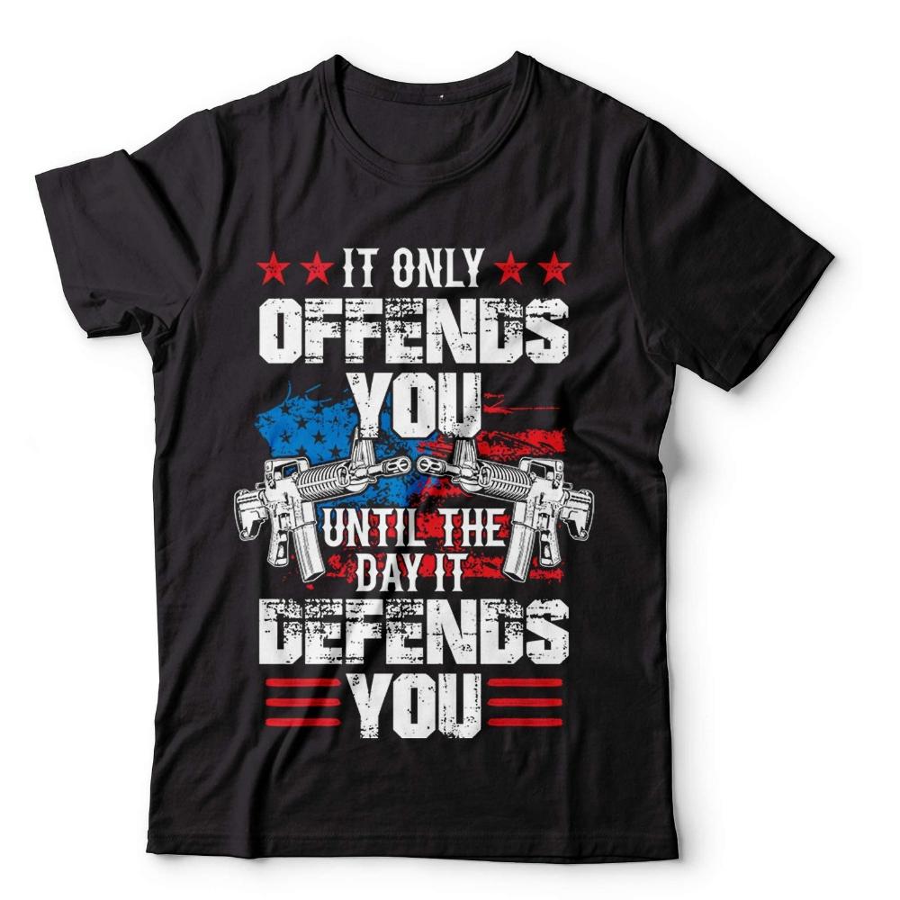 2nd Amendment Shirt Pro Gun Rifles Shirts USA Patriotic Tshirt Gun Lover Tee Man Cotton Summer Printed Tshirts