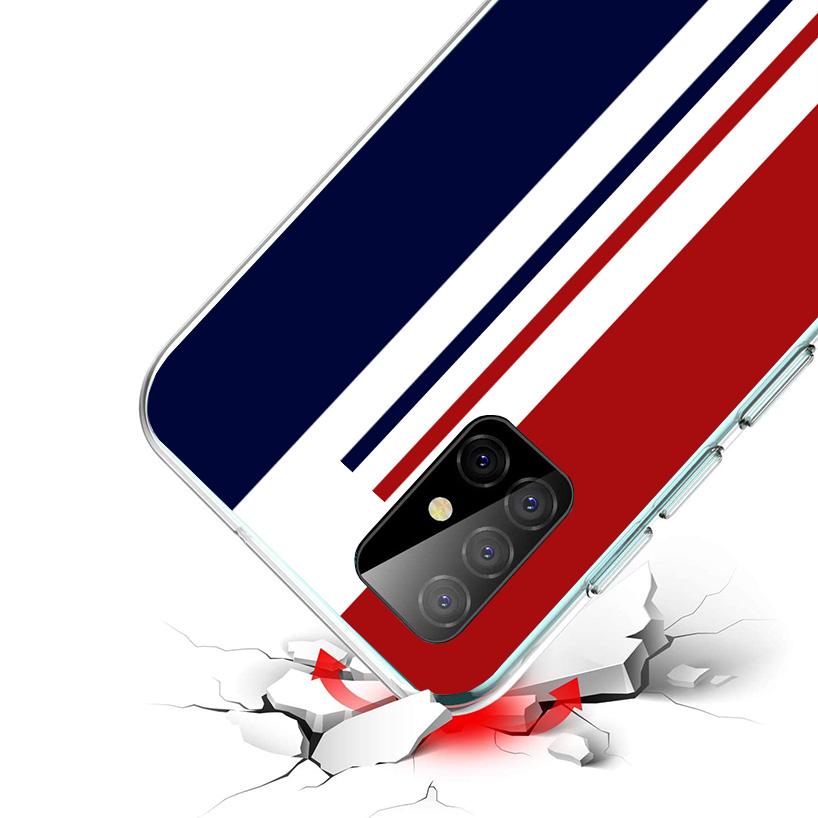 Luxury Sports Line Cool Stripes Phone Case For Samsung Galaxy A52 A32 A22 A12 A51 A31 A50S A30S A20S A10S Note 20 Ultra 10 Plus