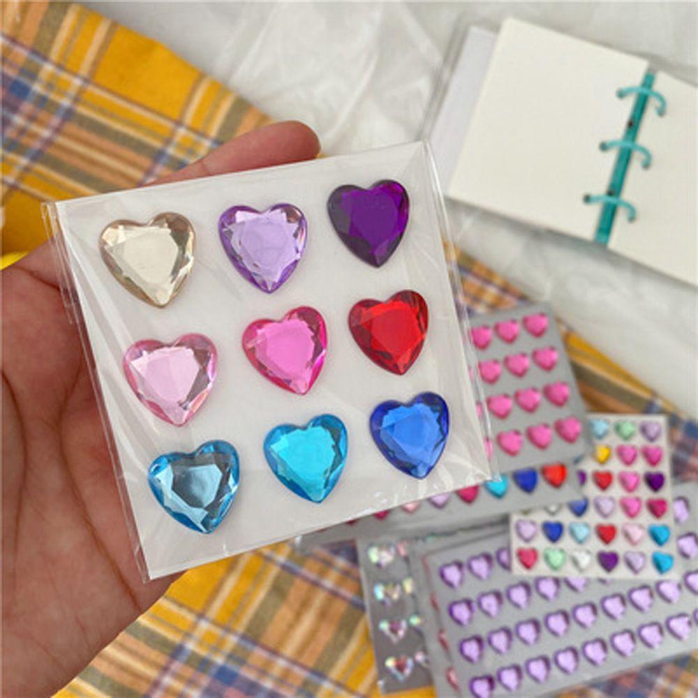 Stickers Beautiful Sticker Toys Heart Stickers 3D Shining Stickers LOVE