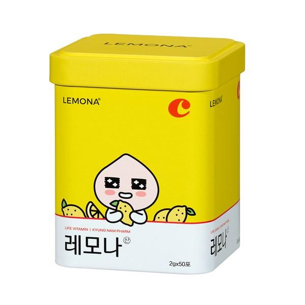 Жестяной футляр Lemona Kakao Friends Edition, случайная доставка, 50 пенсов, 100 г, 2 шт., Лучший персонаж Кореи