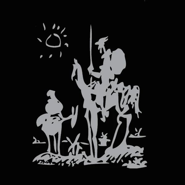 Don Quixote and Sancho TShirt Short Sleeve Casual 100 Cotton ONeck Summer Unisexs Tshirt Size S3XL