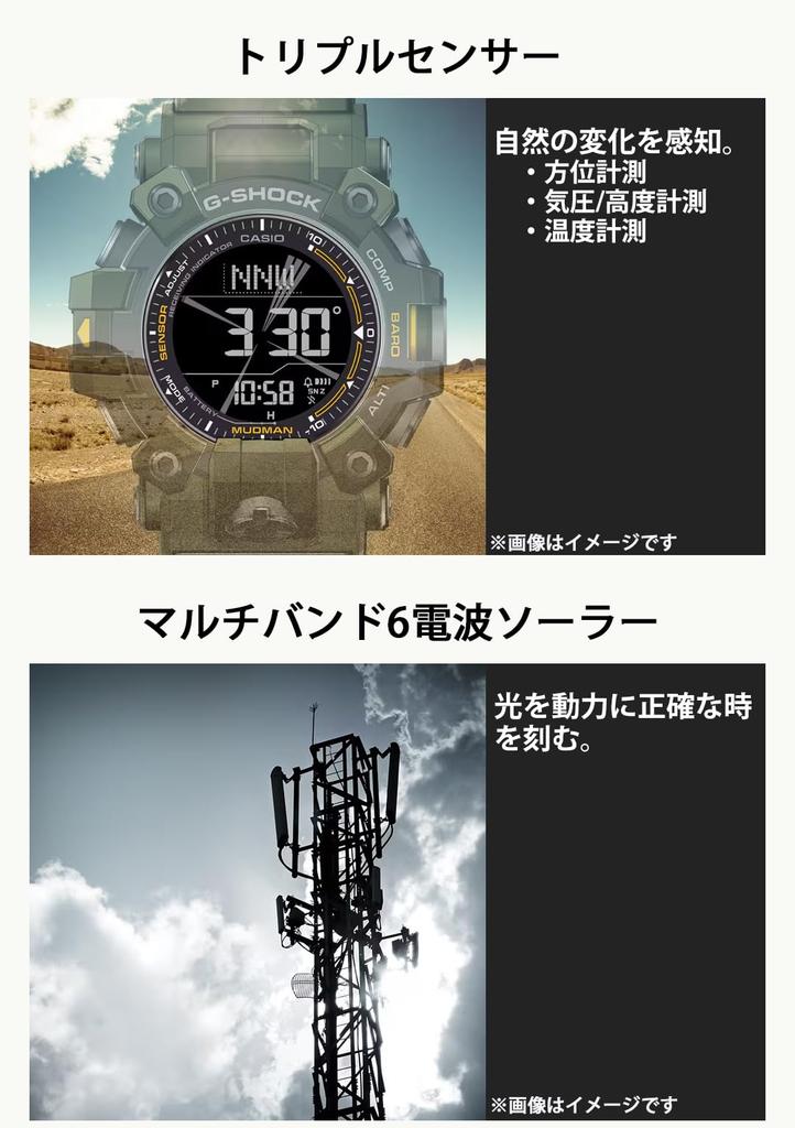MUDMAN Casio Солнечные часы G-SHOCK GW-9500MH-5JF Радиоуправляемые