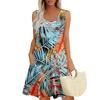 Womens Summer Dresses Loose  Sleeveless Sundresses Dress With Pockets