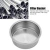Двухслойная корзина для фильтра для кофе из нержавеющей стали с запирающейся защелкой, аксессуар для кофемашины для двойной чашки