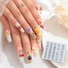 Silicone Nail Art Charm Mold Heat Resistant Angel Heart Fruit Prints for Home DIY Manicure Nail Decoration Making