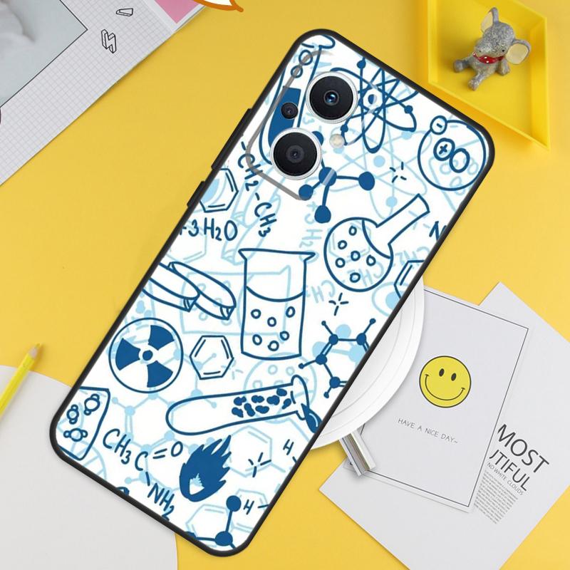 Винтажная химическая лаборатория Для OPPO Reno 8T 11F 12F 13F 14F 7 8 Lite 10 11 12 13 14 Pro OPPO Find X9 X8 X5 X6 Pro Чехол