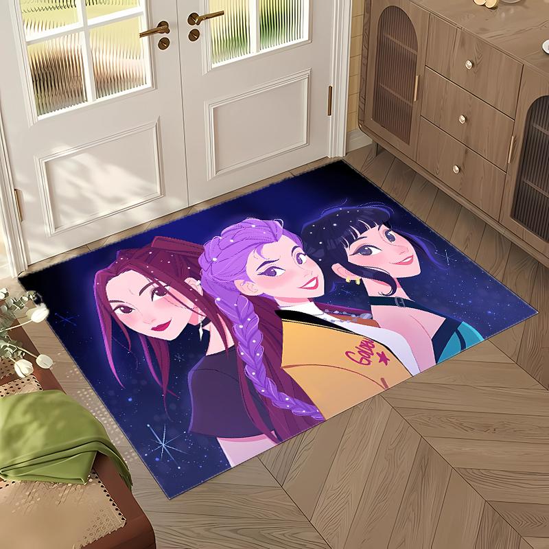 K-pop женская группа (14) Офисный ковер Элегантный напольный ковер для офиса, гостиной, спальни и внутренних жилых помещений