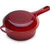 Чугунная жаровня Le Creuset 2в1 Marmitout 2,3 л вишнево-красная (25044220602460)