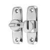 Thickened Zinc Alloy No-Drill 90° Door Latch & Sliding Bolt Lock