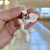 Fashion Keychain Punk Y2K Balloon Dog Keychains for Women Bag Pendant Jewelry Trinket Girl's Car Key Ring Key Chain Accessories