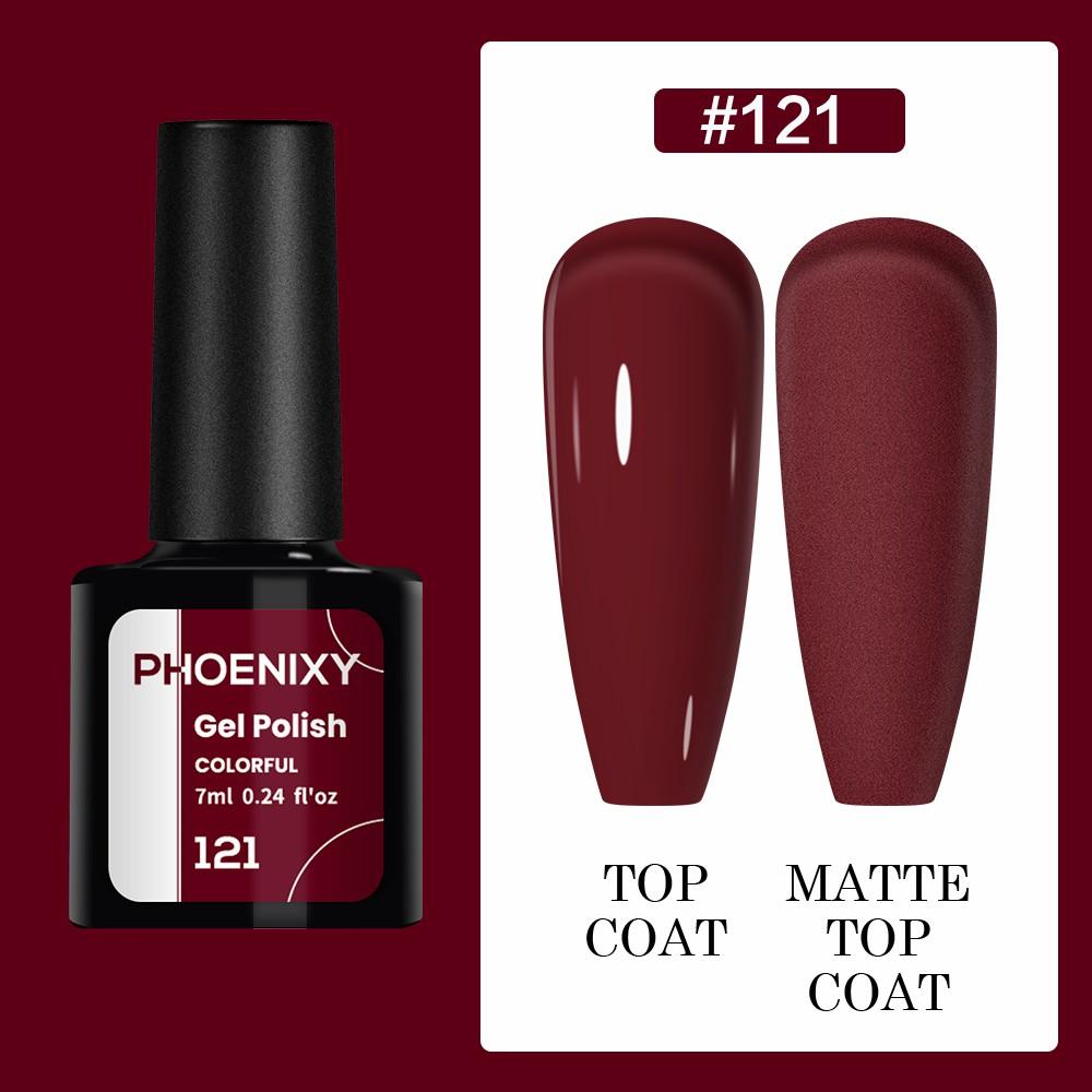 PHOENIXY 7 мл Гель-лак для ногтей Полуперманентный гель 80 цветов Блестящий гель Soak Off Блеск Стартовый набор Маникюрный набор для маникюрного салона