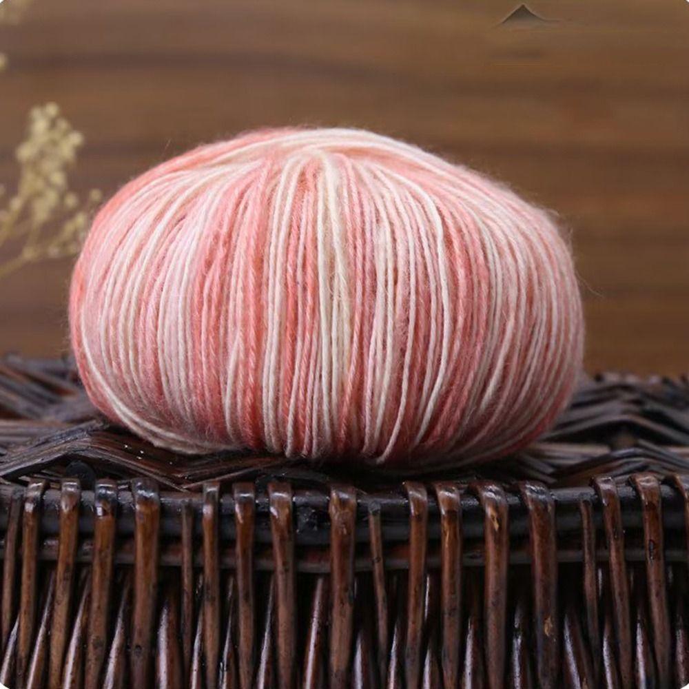 Manual Hand Knitting Yarn Multicolored Crochet Thread Yarn Sturdy Knitting Wool Yarn  Blanket