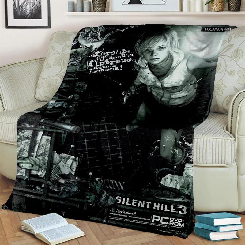 3D Silent Hill HD фильм ужасов, игровое одеяло, мягкое одеяло для дома, спальни, кровати, дивана, пикника, путешествия, офиса, одеяло, детское одеяло