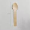 100pcs Disposable Wooden Spoon Knife Forks Biodegradable EcoFriendly Tableware Western Dessert Ice Cream Scoop for Party Picnic