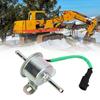 Electric Fuel Pump 2 Pin   Plug Alloy Steel 12V Excavator Accessory for Replacement