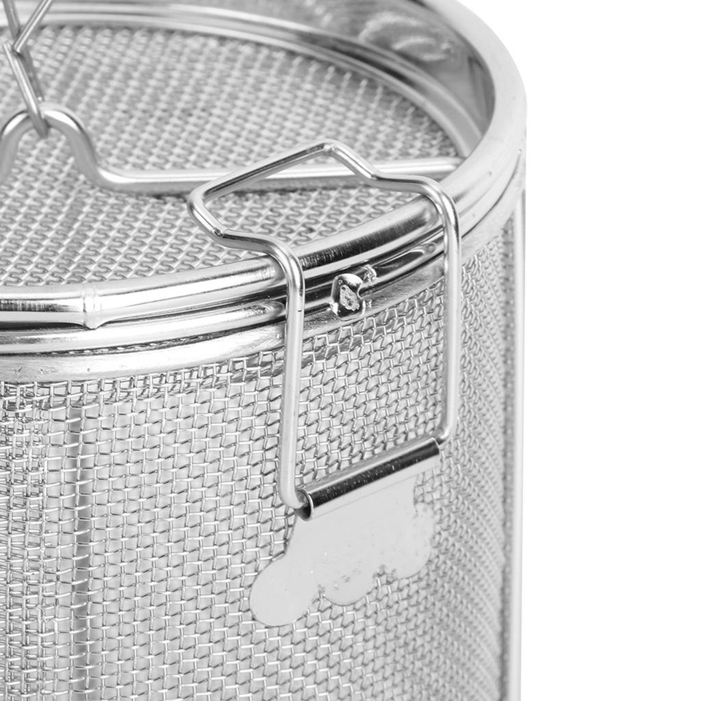Stainless Steel Tea Ball Strainer Soup Seasonings Seperation Basket Spice Filter 12 X 13cm