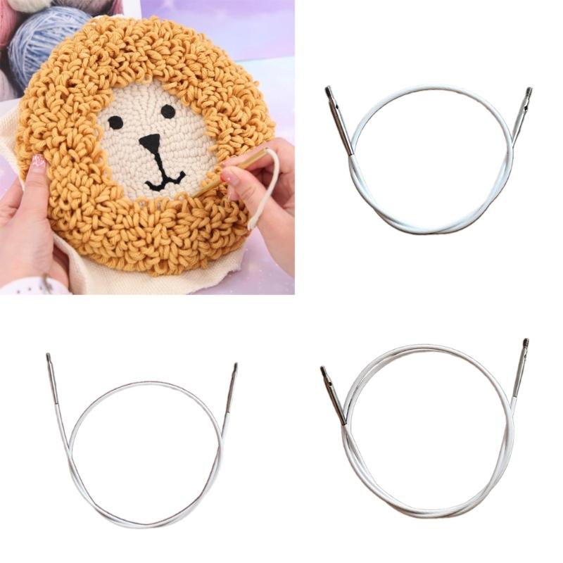 Вращающиеся вертлюги Кабель Гибкий Сменный Кабель для вязальных спиц 20/30/40/50/60/80/100см для рукодельных проектов