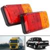Stop Lamp Taillight Turn Signal Indicator LED Tail Light Rear Brake Light 2PCS 12-80V