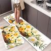 1 шт. анти-усталостные кухонные коврики, OneHouse цветочный принт водонепроницаемый нескользящий толстый мягкий кухонный коврик прочный комфортный стоячий коврик для кухни