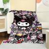 1pc Kuromi Halloween themed cute cartoon character home decor blanket - seasonal universal cozy washable gift, suitable for all ages, suitab
