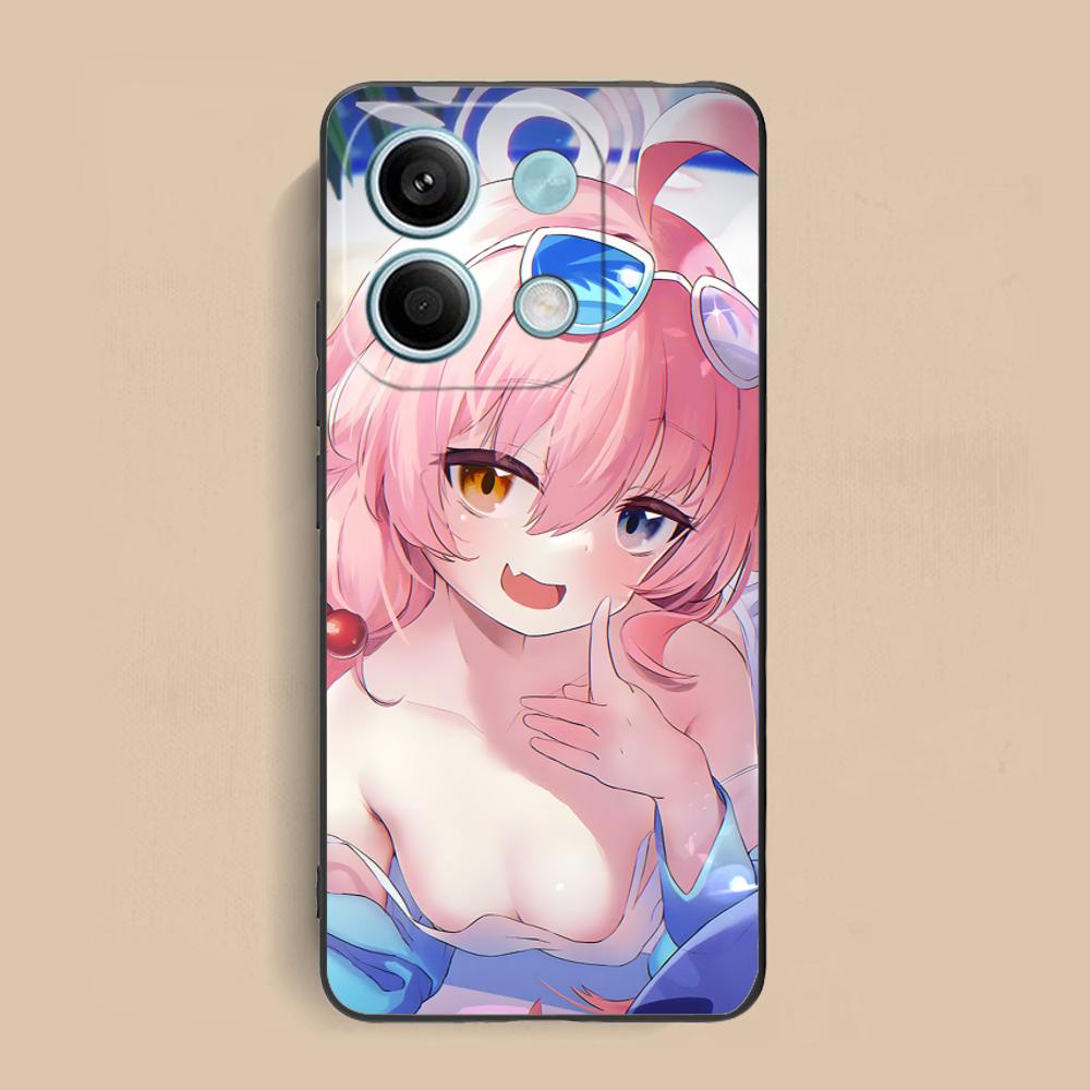 Blue Archive Takahashi Hoshino Phone Case for Xiaomi Redmi Note 14 13 12 11 S Pro Plus 4G 5G Colorful Printing Cover Smartphone
