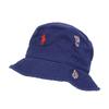 (Polo Ralph Lauren) Men's and Women's Wingfoot Multi-Embroidered Cotton Bucket Hat P Wing 01080280 LXL Size NAVY MULTI [Used]