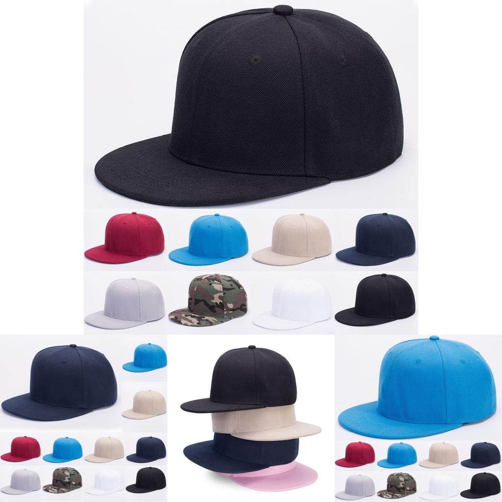 Классическая однотонная кепка-снэпбэк с регулируемой посадкой для мужчин и женщин