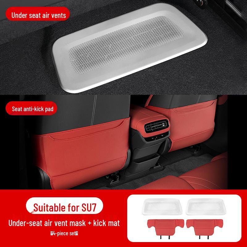 Xiaomi SU7/YU7 Under-Seat Air Vent Dustproof Net & Anti-Clog Cover for Car Interiors