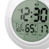 Digital Shower Clock Countdown Timer Indoor LCD Screen,Water Resistant Wall Bathroom