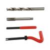 WISEPICK Thread Repair HSS Drill Helicoil Repair Compatible Hand Tool Set for Auto Repair X Kit, Kit, (M10 1.0)
