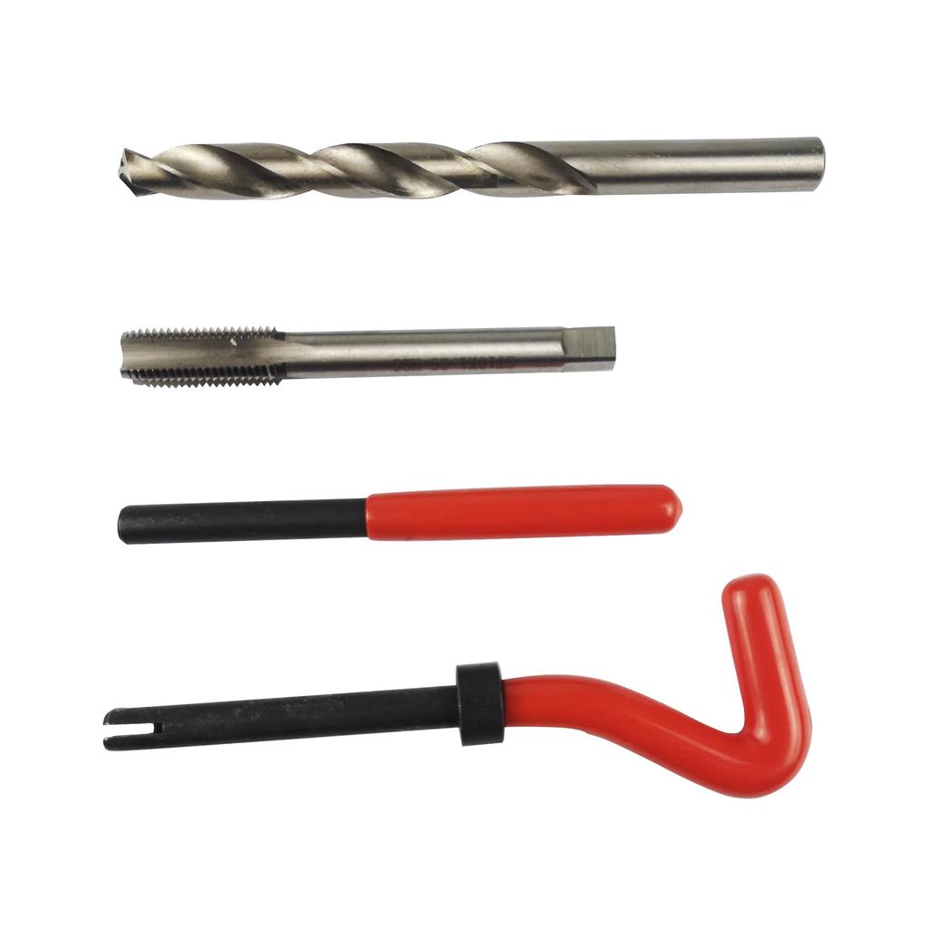 WISEPICK Thread Repair HSS Drill Helicoil Repair Compatible Hand Tool Set for Auto Repair X Kit, Kit, (M10 1.0)