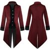Medieval Retro Costumes Drama Performance Costumes Men's Clothing Medium Length Punk Holiday Retro Tailcoats Props