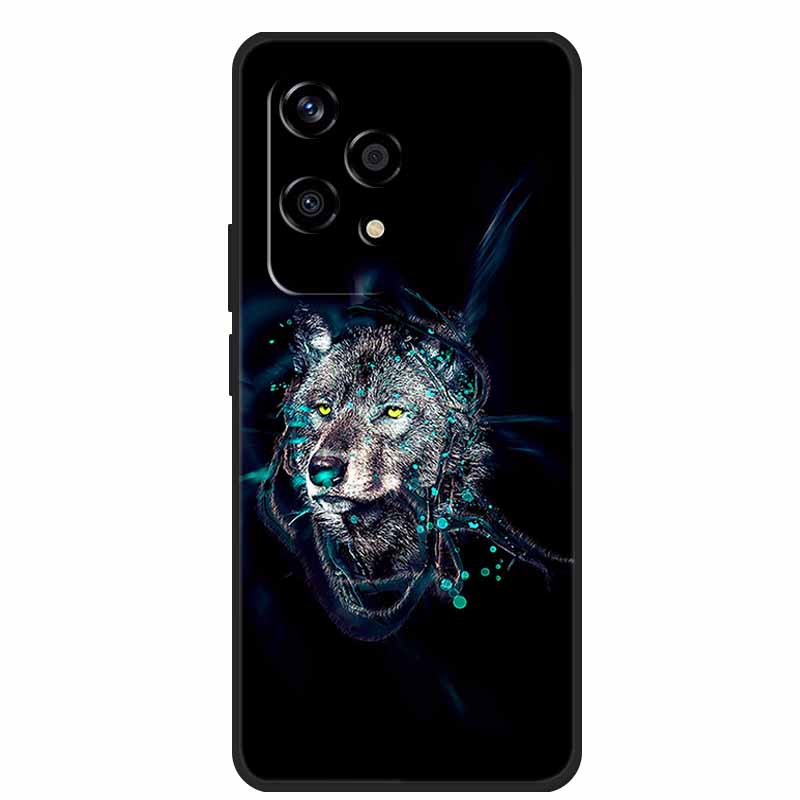For Honor 200 Lite Cases Animals Soft TPU Painted Cat Phone Case Back Cover For Huawei Honor 200 Lite 5G Protection Bumper funda